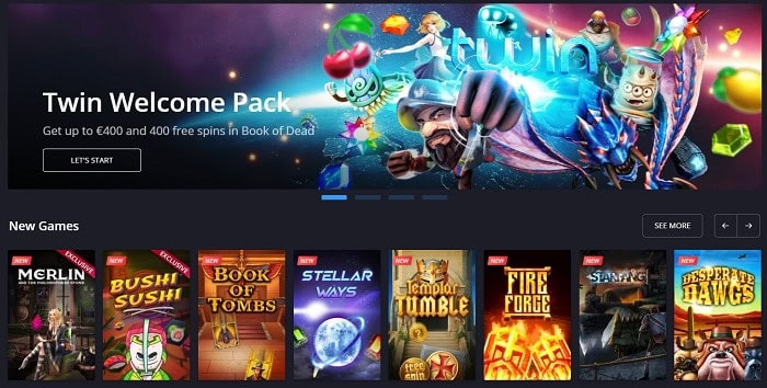 Twin Casino Free Spins Bonuses