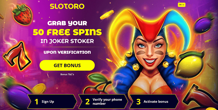 Bonus slotoro casino