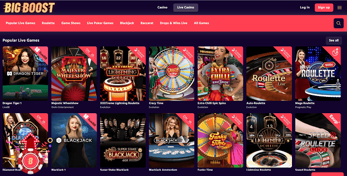 Live Dealer Games and Live Game Shows 