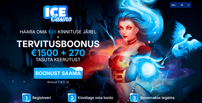 Ice Casino Estonia Welcome Bonus 