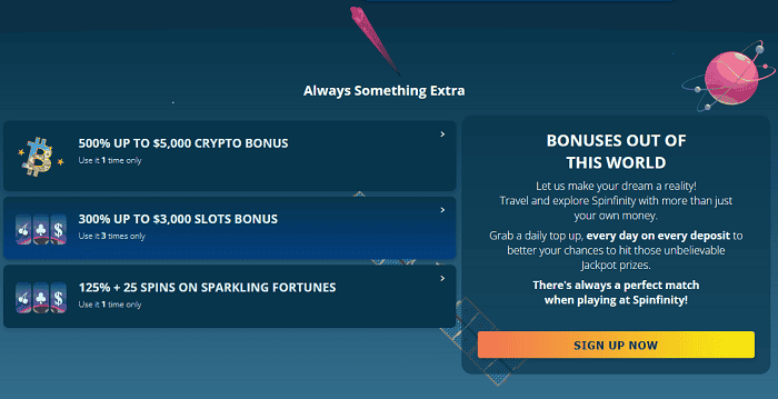 Spinfinity USA Casino 