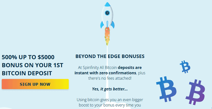 Spinfinity Crypto Casino 