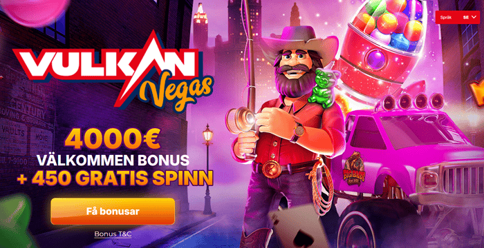 Vulkan Vegas Sweden Casino Free Spins Bonus No Deposit Bonus Code
