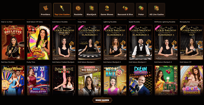 Play Live Dealer Game Shows! 