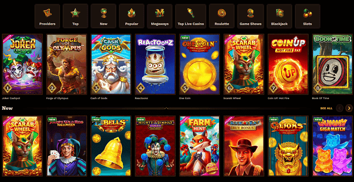 Get special offers and play top online slots 