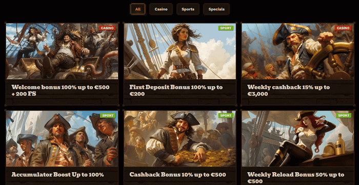 Current Bonuses and Promotions 