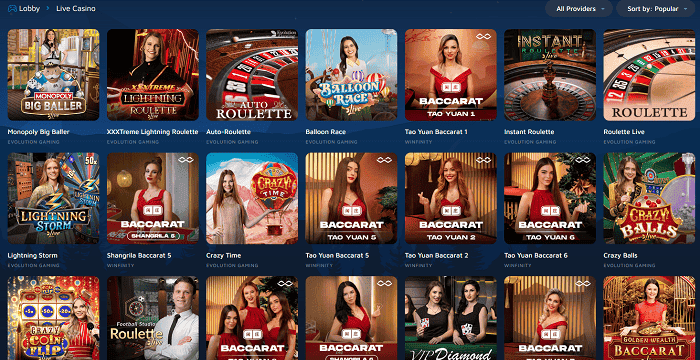 Enjoy Live Gaming Experience 