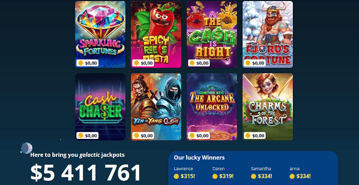 Spinfinity RTG Casino Games 