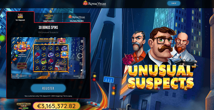 Register and Get Free Spins! 