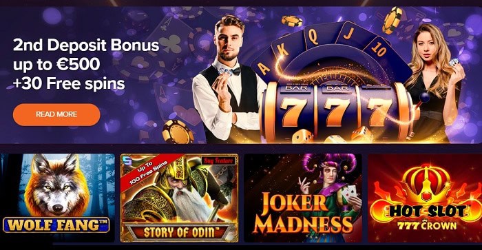 Bonus on second deposit 