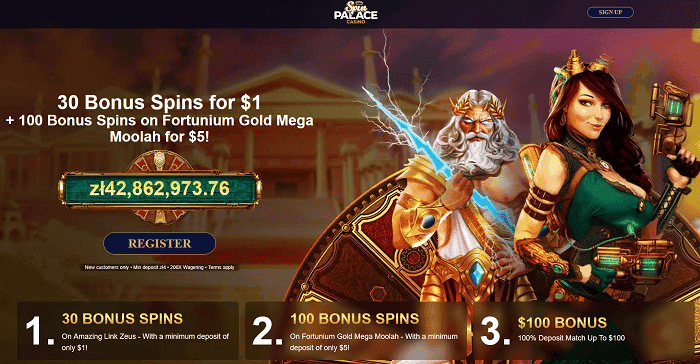 Spin Palace 30 Bonus Spins 
