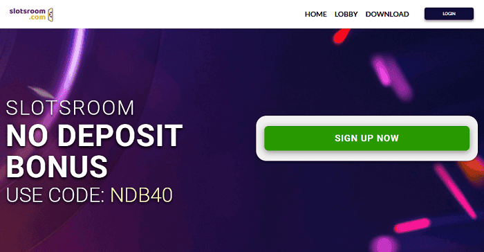 Get $40 free chips at SlotsRoom! 