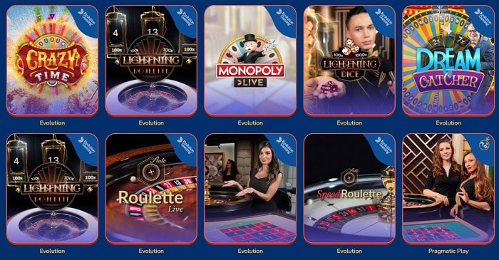 Live Dealer Table Games 