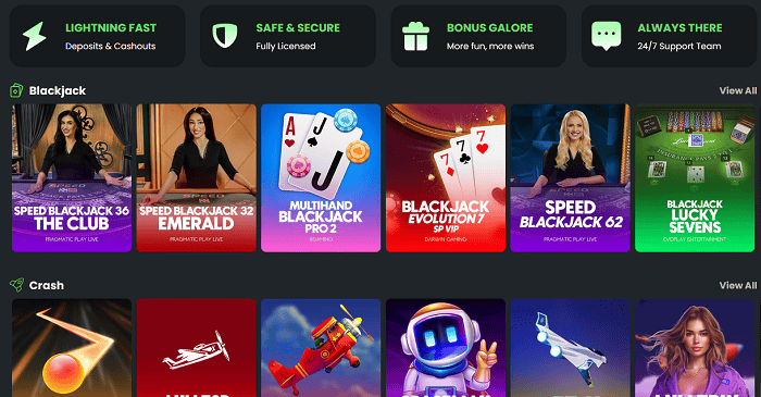 Winningz Live Casino, Payments, and Support 