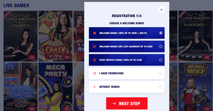 Create Your Player Account 