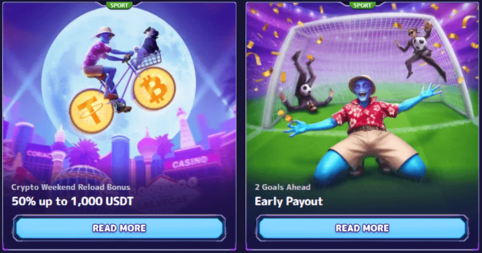 Alf Casino Crypto Weekend Bonus and Early Payout Sportsbook Promo 