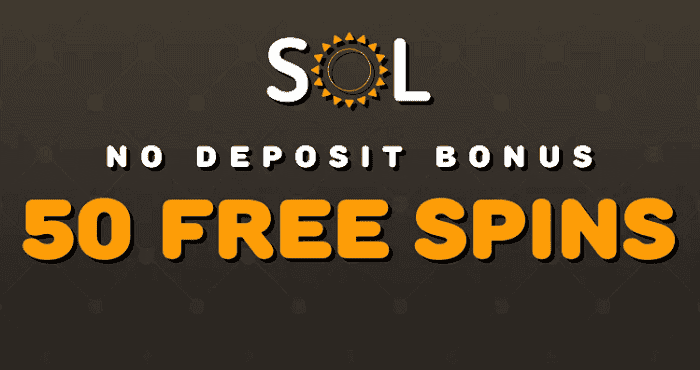 SOL Casino 50 no deposit free spins 