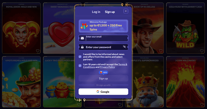 Join Winairlines and get free spins! 