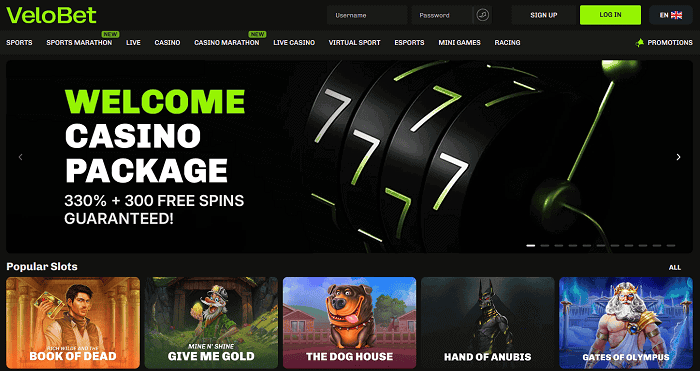 Get your welcome bonus at Velobet Casino & Sports! 