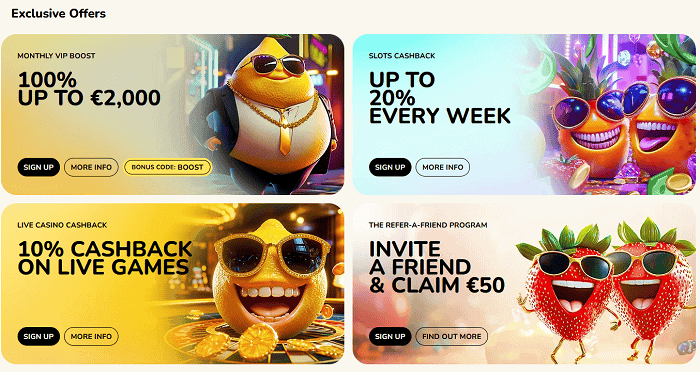 Exclusive Casino Rewards 