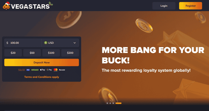 Vegastars Arab Casino - Quwait, Dubai, Saudi Arabia, Oman, Quatar