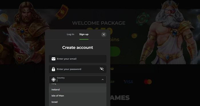 Create your account here! 