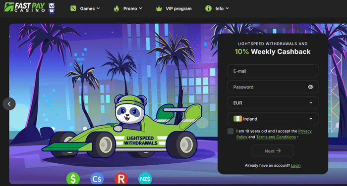 Fastpay Casino Welcome Bonus 