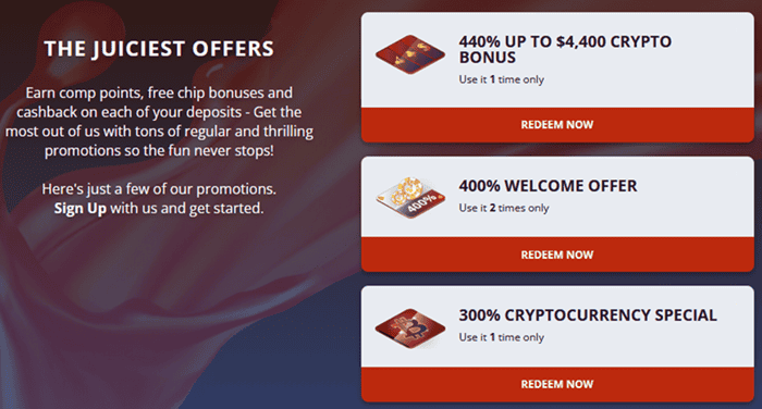 Cherry Jackpot Exclusive Bonuses and Promotions 