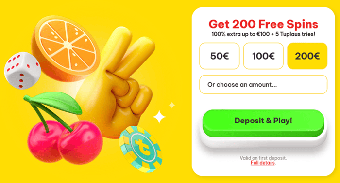 Tuplaus Instant Casino for Finland 