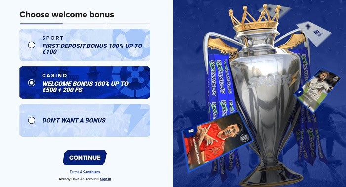 Welcome Bonus and Free Bets 