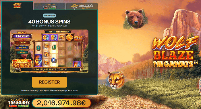 Grizzly’s Quest Casino Exclusive Bonus 