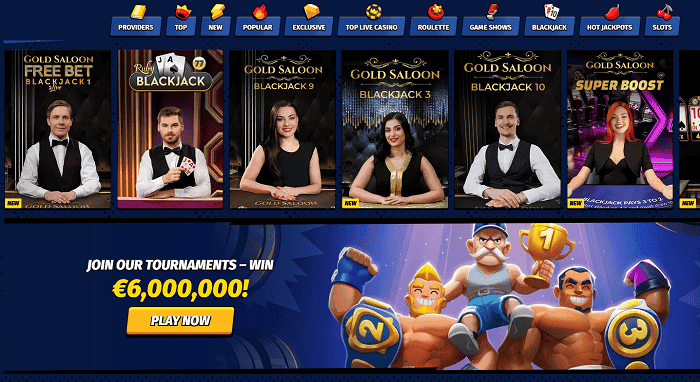 Play Live Casino Games at BigClash Casino 