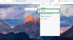 ExpressKeys browser extension settings.