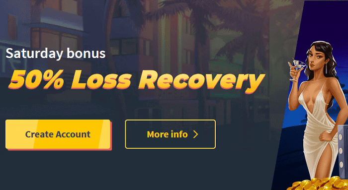 50% Cashback Bonus VIP 