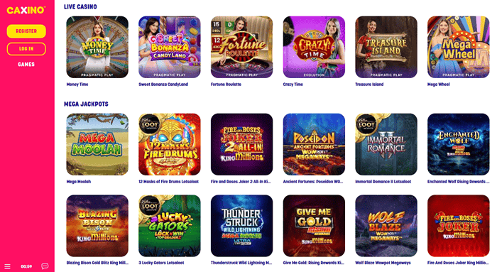Caxino No Deposit Bonus and Free Spins 
