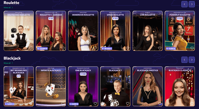 Play Live Games at Winairlines