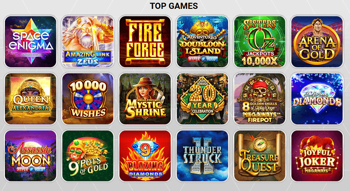 Play the best online slots at Zodiac Casino! 