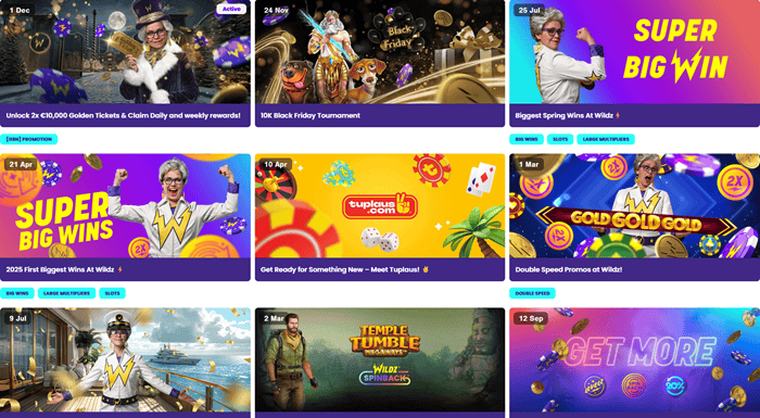 Wildz No Deposit Bonus: 20 Free Spins on Registration! 