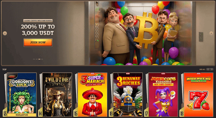 Enjoy best crypto casino bonus at SpinBoss 