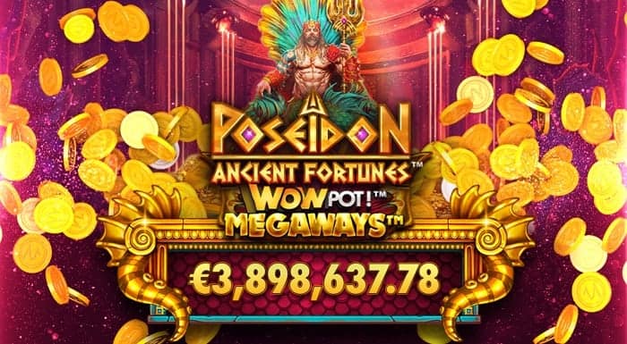 Poseidon Wow Pot Jackpot Free Spins 