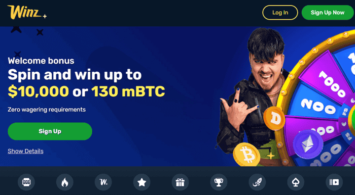 Winz Casino Slovakia Free Spins No Deposit Bonus 