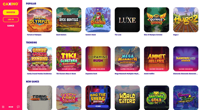 Caxino One Dollar Casino for Canada and New Zealand 