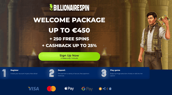 Billionaire Spin Casino Free Spins 