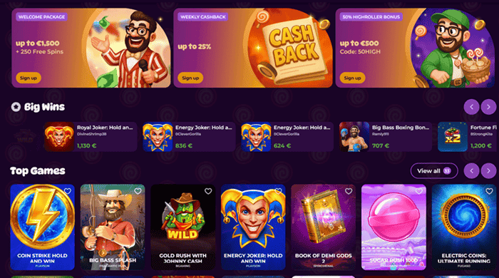 Spinania Casino Bonuses 