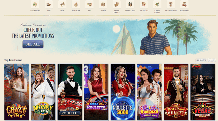 Play the best online slots and jackpot games at VipLuck Online Casino 
