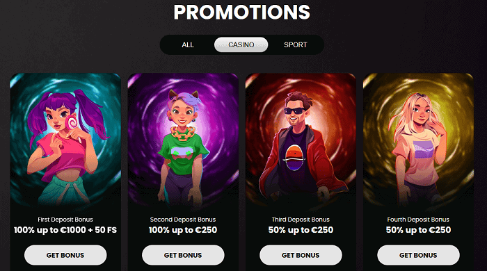 Open your account and play! 