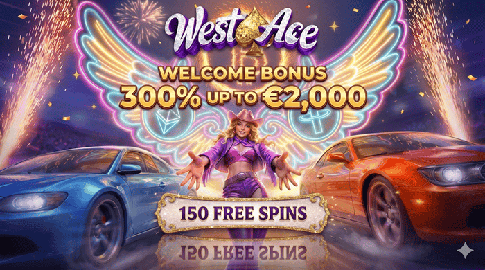 WestAce 150 free spins 