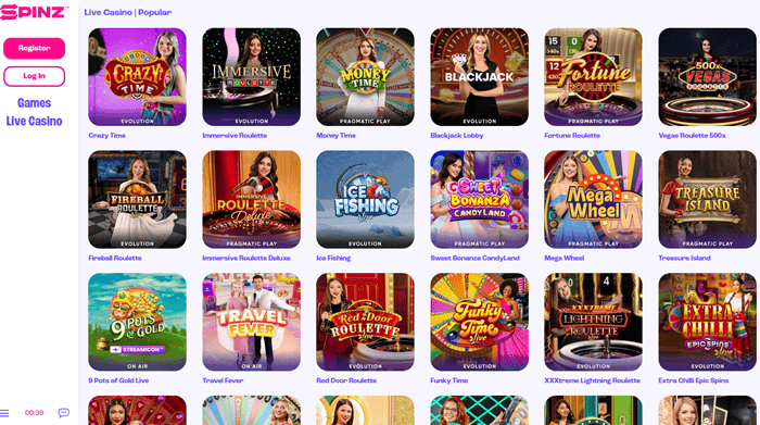 Spinz Bonus Code for Free Spins 