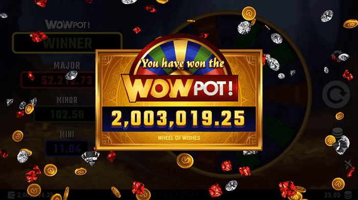 Wheel of Wishes big win 