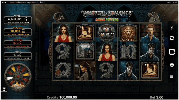 Immortal Romance Jackpot Slot Review 